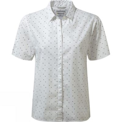 Camisa Craghoppers Natalie Short-Sleeved Mujer Blancas - Chile NZG103469